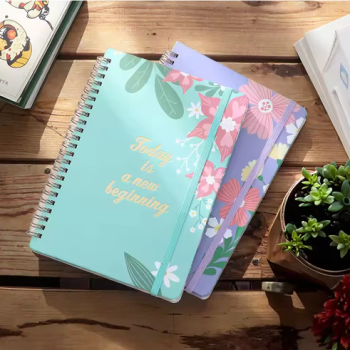 flower Customized Colorful Cover notebook