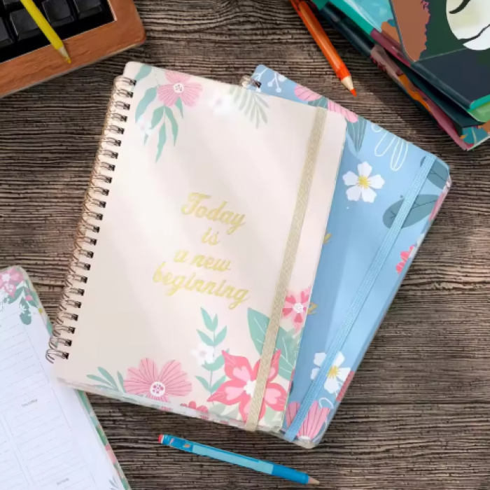 flower Customized Colorful Cover notebook